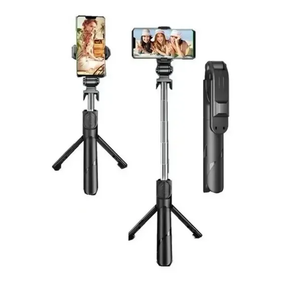 Bastão de selfie  suporte tripé